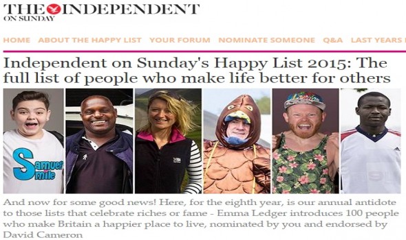  Migrant Voice - Migrant Voice’s director Nazek Ramadan on The Independent's list of "100 people who make Britain a happier place to live"!