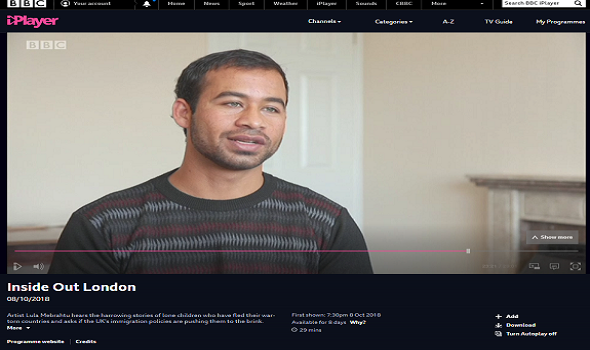  Migrant Voice - MV member Nas Popalzai on BBC Inside Out London