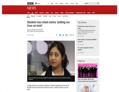  Migrant Voice - BBC writes about students' interview on Victoria Derbyshire