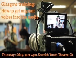  Migrant Voice - Media training day in Glasgow