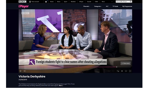  Migrant Voice - Students from our #MyFutureBack campaign interviewed by Victoria Derbyshire