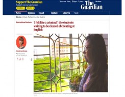  Migrant Voice - MV member in Guardian story about students injustice