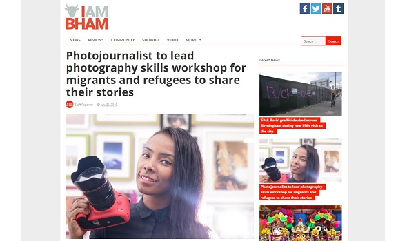  Migrant Voice - Birmingham news site reports on upcoming Media Lab