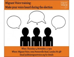  Migrant Voice - Training: Make your voice heard during the election