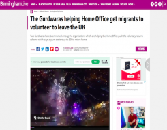  Migrant Voice - MV Director quoted in article about voluntary returns