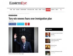  Migrant Voice - MV quoted in Eastern Eye story about new government