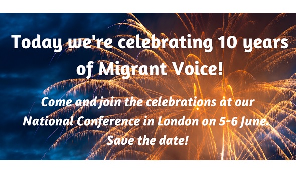  Migrant Voice - We're celebrating 10 years of Migrant Voice