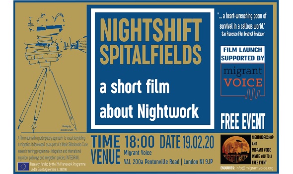  Migrant Voice - Film launch in London