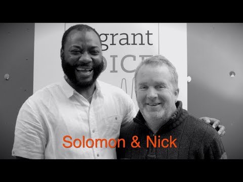 solomon and nick  international migrants day 2018 migrantfriend