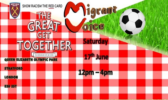  Migrant Voice - Common Goals - Friendly Football Match