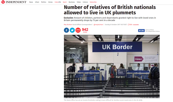  Migrant Voice - Independent article on family reunification