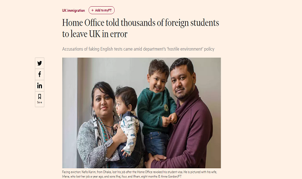  Migrant Voice - Financial Times interviews Migrant Voice members