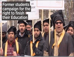  Migrant Voice - London Live reports from international student demonstration