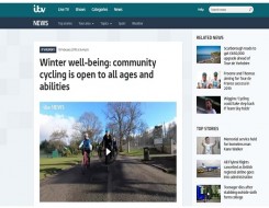  Migrant Voice - MV members in ITV Central report on community cycling