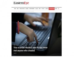  Migrant Voice - Eastern Eye reports on international students campaign