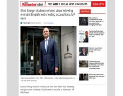  Migrant Voice - East London papers cover international students injustice