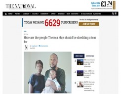  Migrant Voice - Comment from MV Director in The National article about Theresa May