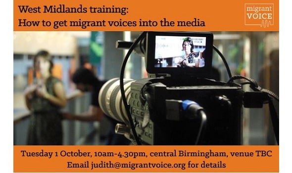  Migrant Voice - Media training day in Birmingham