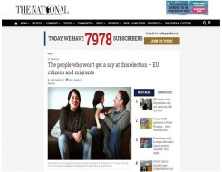  Migrant Voice - MV member speaks out about not having the right to vote