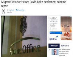  Migrant Voice - Media coverage of MV response to Settlement Scheme report