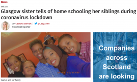  Migrant Voice - Member in Glasgow interviewed about home-schooling her siblings during Covid-19