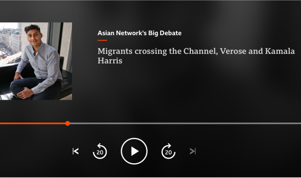  Migrant Voice - MV Director speaks to BBC Asian Network about Channel crossings