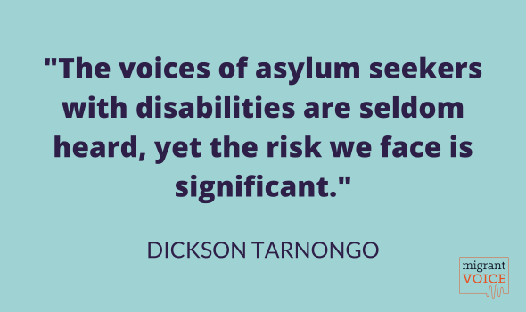  Migrant Voice - The plight of asylum seekers with disabilities in the Covid-19 pandemic