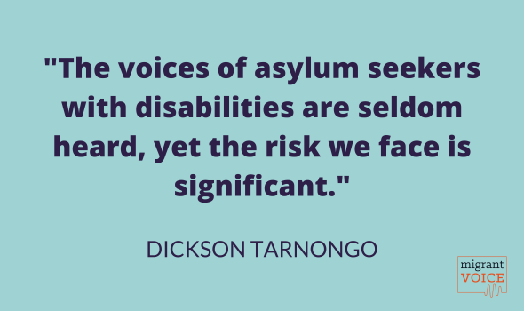  Migrant Voice - Asylum seekers with disabilities and Covid-19