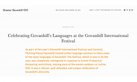  Migrant Voice - Members gets story about Govanhill International Festival onto local news website