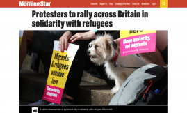  Migrant Voice - Morning Star quotes Migrant Voice in report on nationwide demonstration in support of migrants and refugees