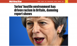  Migrant Voice - MV Director speaks to Morning Star about IPPR report on hostile environment