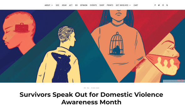  Migrant Voice - MV member interviewed ahead of Domestic Violence Awareness event