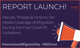  Migrant Voice - Launch of Covid-19 media monitoring report