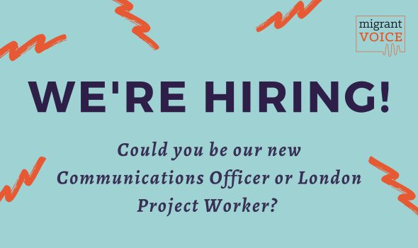  Migrant Voice - We're hiring!