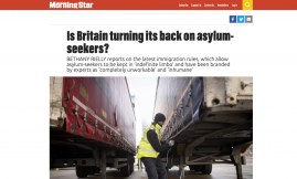  Migrant Voice - MV member & Director speak to Morning Star about 'absurd' new asylum rules