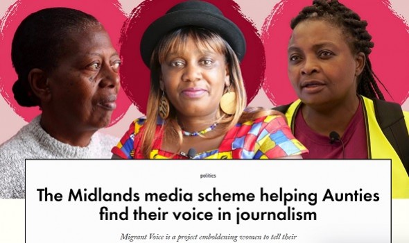  Migrant Voice - MV members speak to gal-dem magazine about becoming community journalists