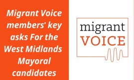  Migrant Voice - Key asks for the Mayoral election