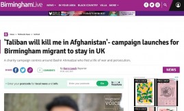  Migrant Voice - Birmingham Mail covers Bashir's campaign after Meet the Editors