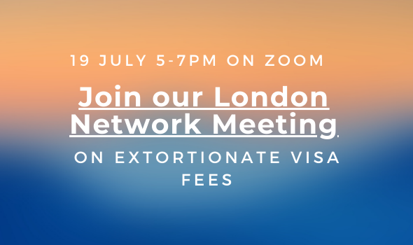  Migrant Voice - London network meeting on visa fees