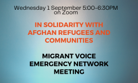  Migrant Voice - MV Emergency Network Meeting