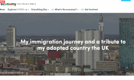  Migrant Voice - MV Ambassador tells her story to Economy