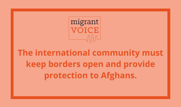  Migrant Voice - Our meeting in solidarity with Afghan refugees and communities