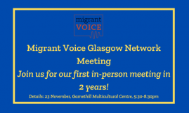  Migrant Voice - Glasgow network meeting