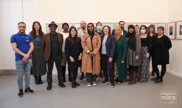  Migrant Voice - MV members in exhibition partnered with Ikon Gallery, Vanley Burke and University of Birmingham