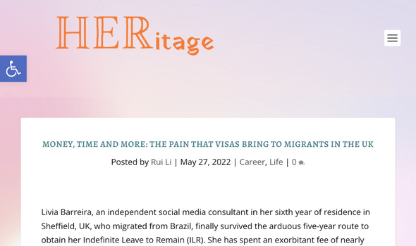  Migrant Voice - Migrant Voice visa costs report featured in Her-itage