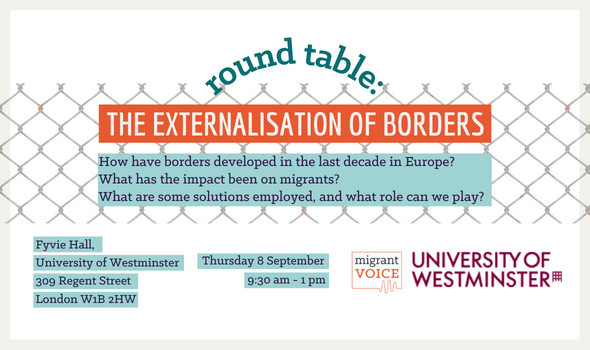  Migrant Voice - Round table: The Externalisation of Borders, with the University of Westminster