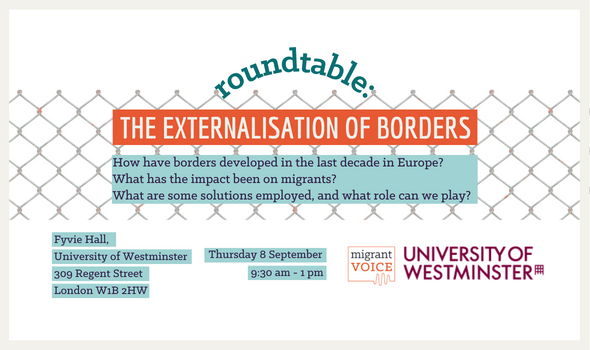  Migrant Voice - Roundtable: The Externalisation of Borders, with the University of Westminster