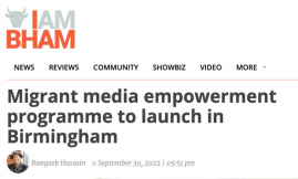  Migrant Voice - Migrant Ambassadors Programme featured in I AM Birmingham