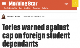  Migrant Voice - Migrant Voice director speaks to Morning Star about Home Secretary's claims on international students