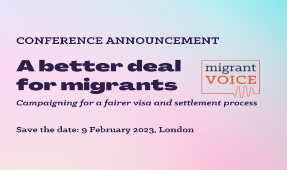  Migrant Voice - Conference: A better deal for migrants